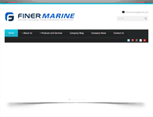 Tablet Screenshot of finermarine.com